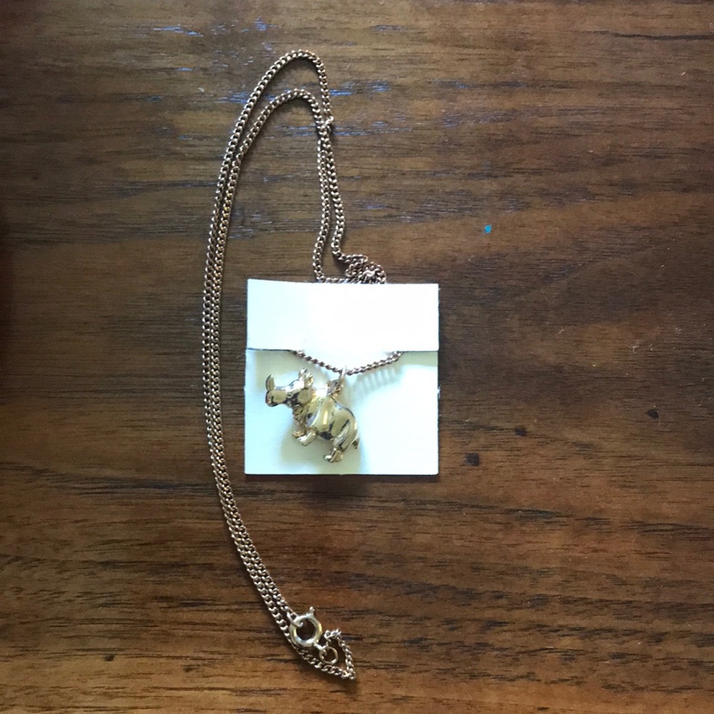 Avon - vintage - young reflections Rhino Pendant